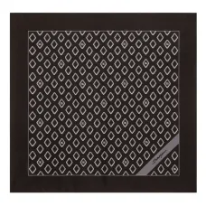 Шарф с геометричным узором