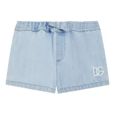 шорты с вышитым логотипом