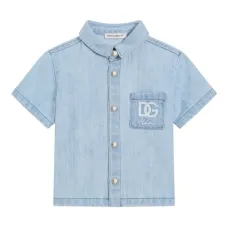 рубашка с вышитым логотипом