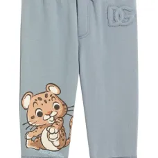 Спортивные брюки с леопардовым принтом