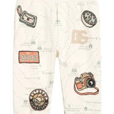 Легинсы с аппликацией