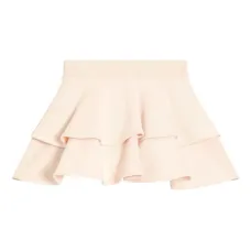 Трикотажная юбка с оборками