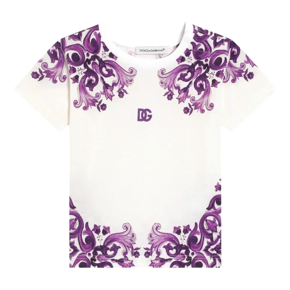 футболка с принтом Majolica