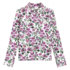 Футболка с цветочным принтом Футболка с цветочным принтом