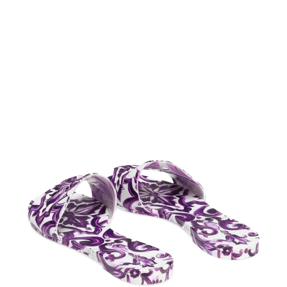 Шлепанцы с принтом Majolica