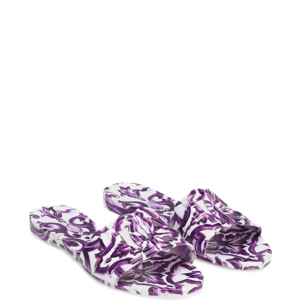 Шлепанцы с принтом Majolica