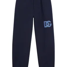 спортивные брюки с вышитым логотипом