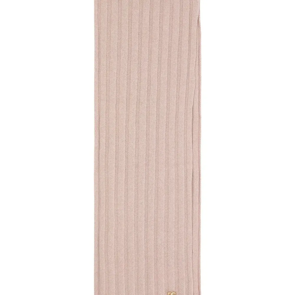 Шарф в рубчик с логотипом