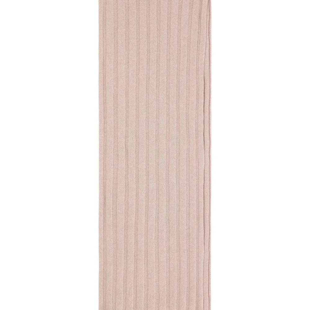 Шарф в рубчик с логотипом