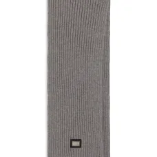 Шарф в рубчик с логотипом