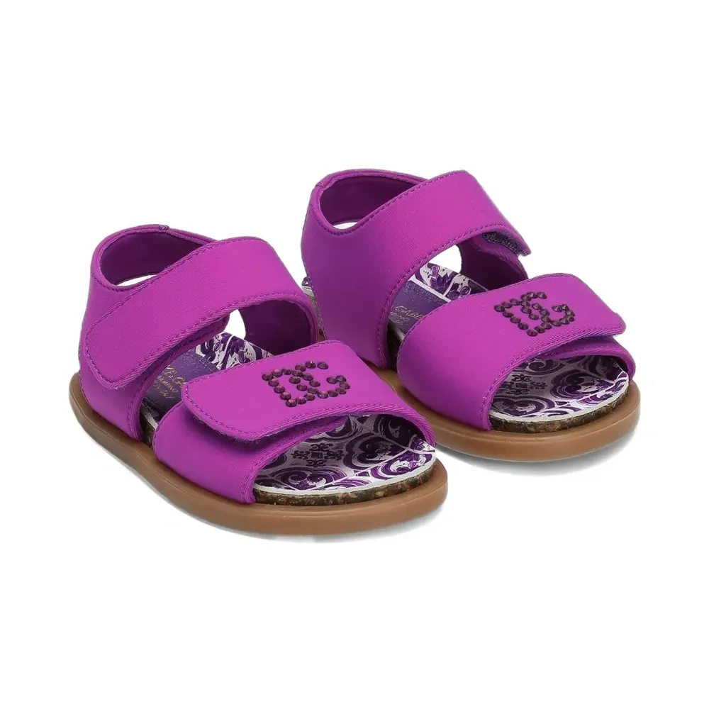 босоножки с логотипом