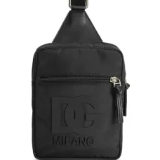 сумка через плечо с тисненым логотипом