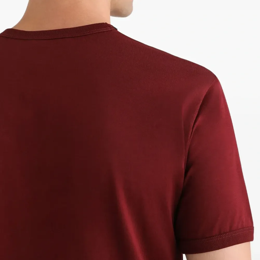 Футболка с круглым вырезом и логотипом