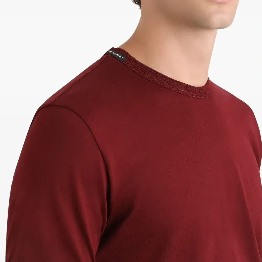 Футболка с круглым вырезом и логотипом