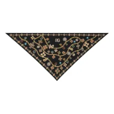 декорированный шелковый платок декорированный шелковый платок