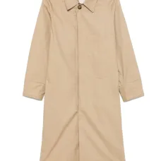 двубортный тренч