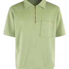 Рубашка поло с молнией