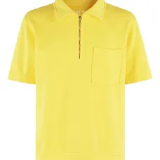 Рубашка поло с молнией