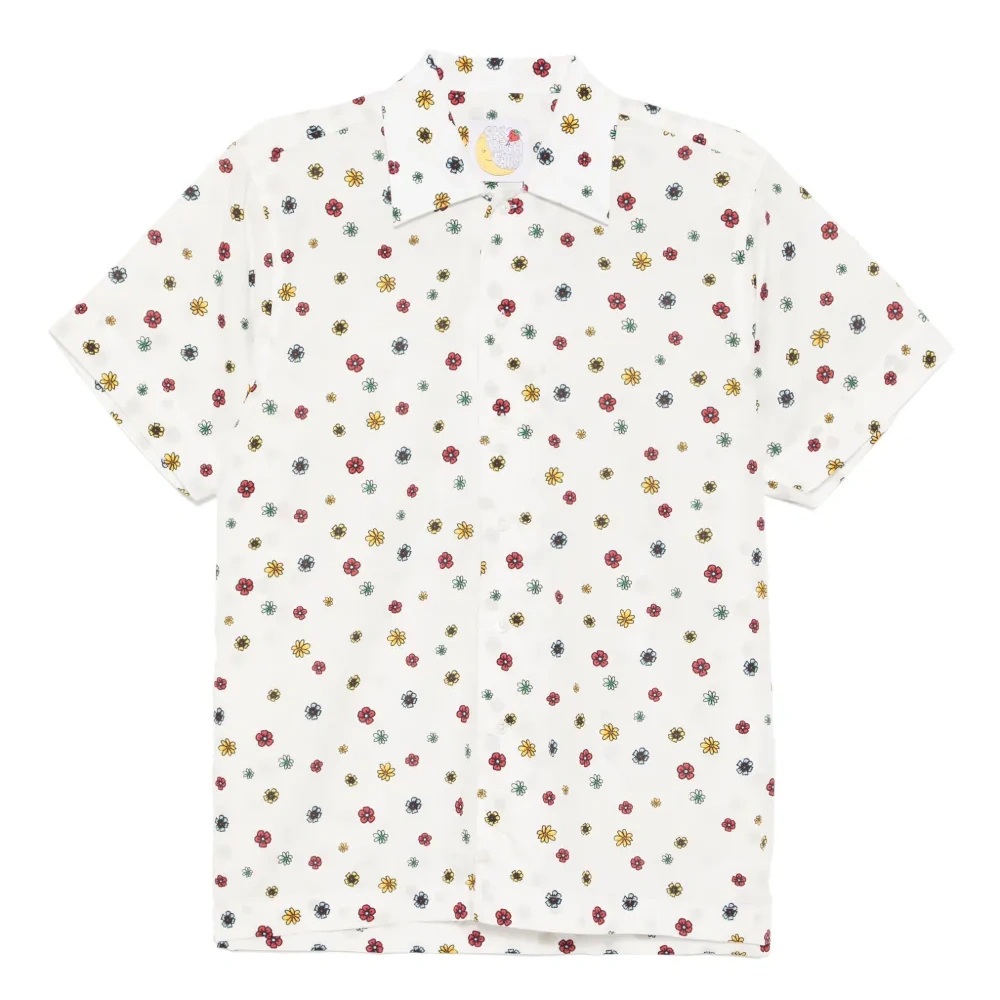 Рубашка с графичным принтом