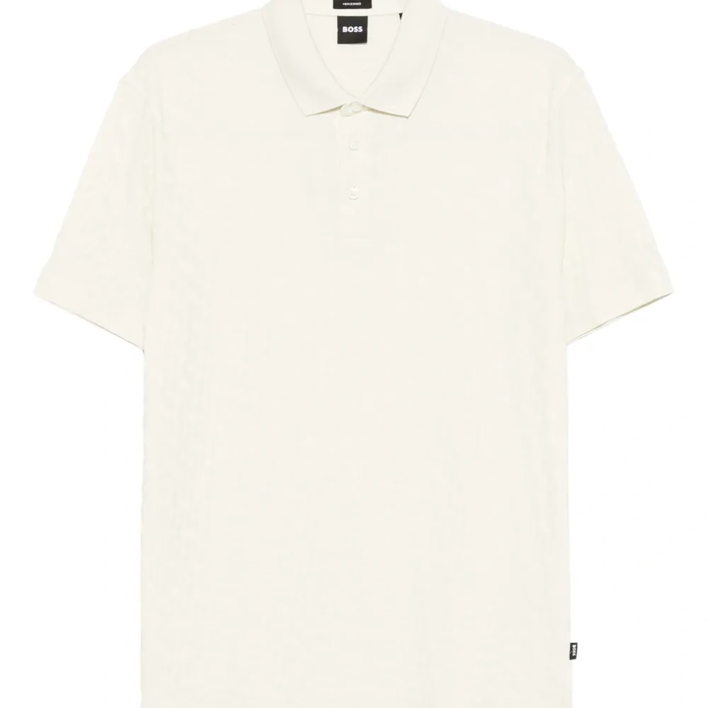 Жаккардовая рубашка поло с узором