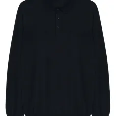 Рубашка поло тонкой вязки