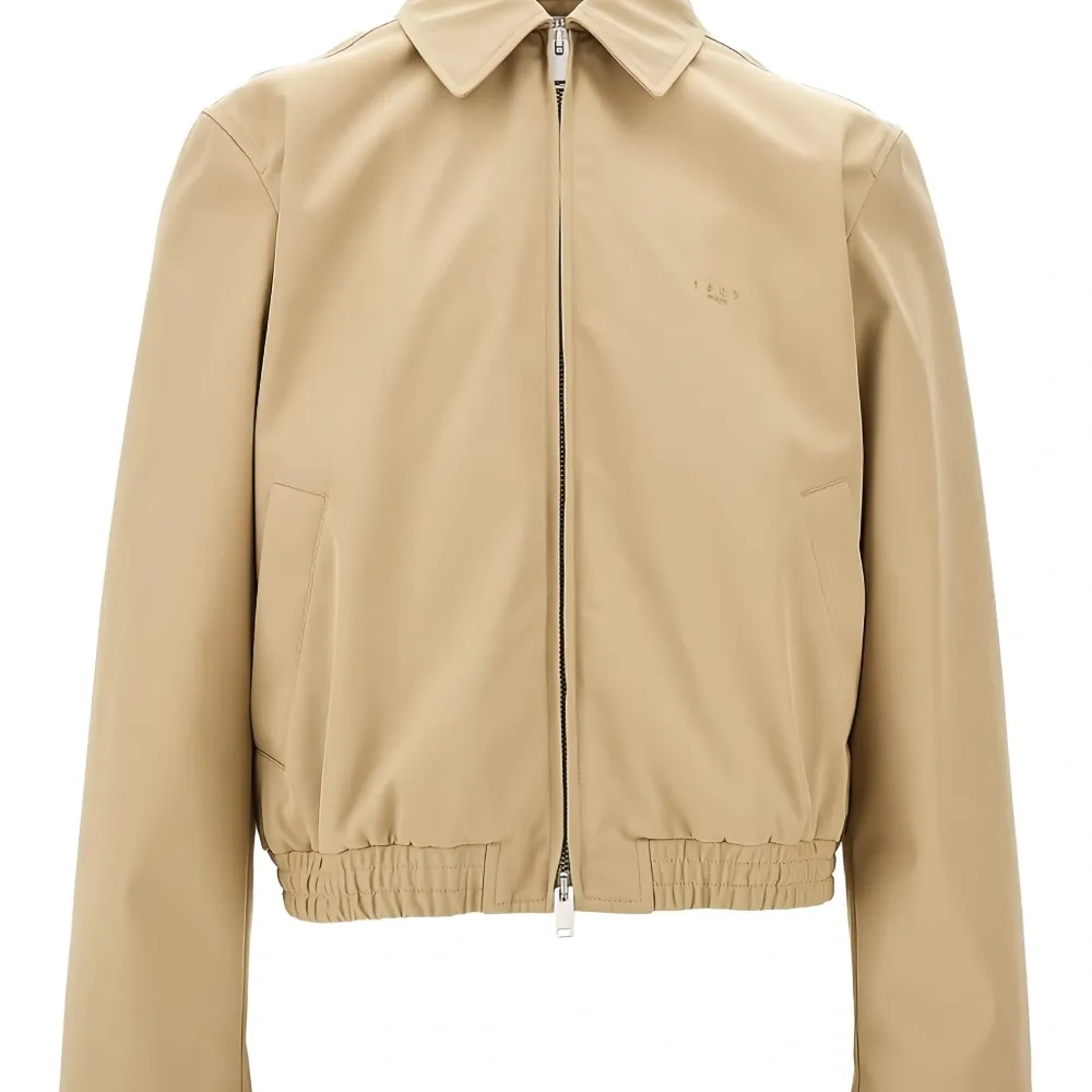 Бомбер с вышитым логотипом