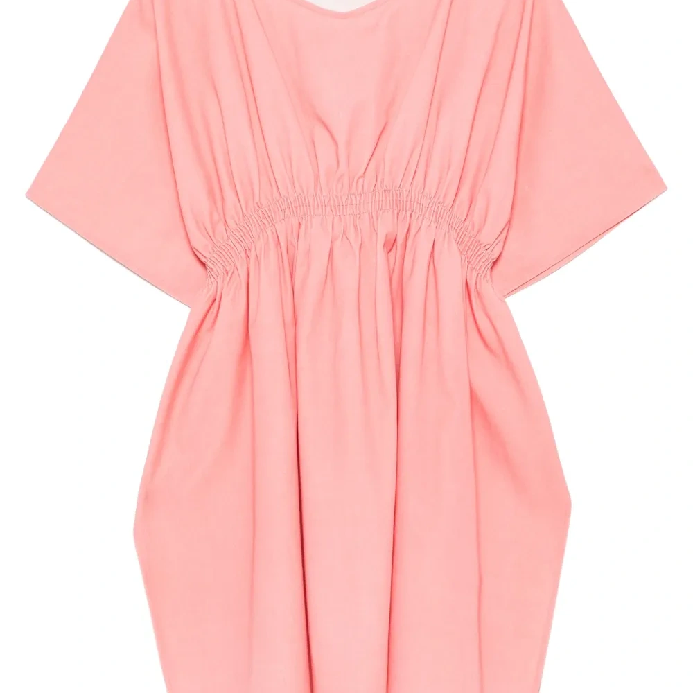 Твиловое платье-кафтан