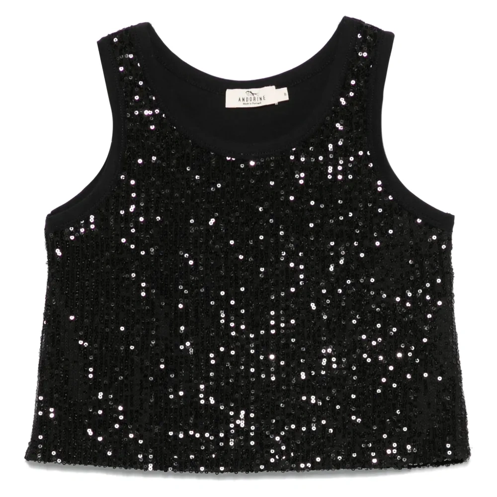 Топ с пайетками