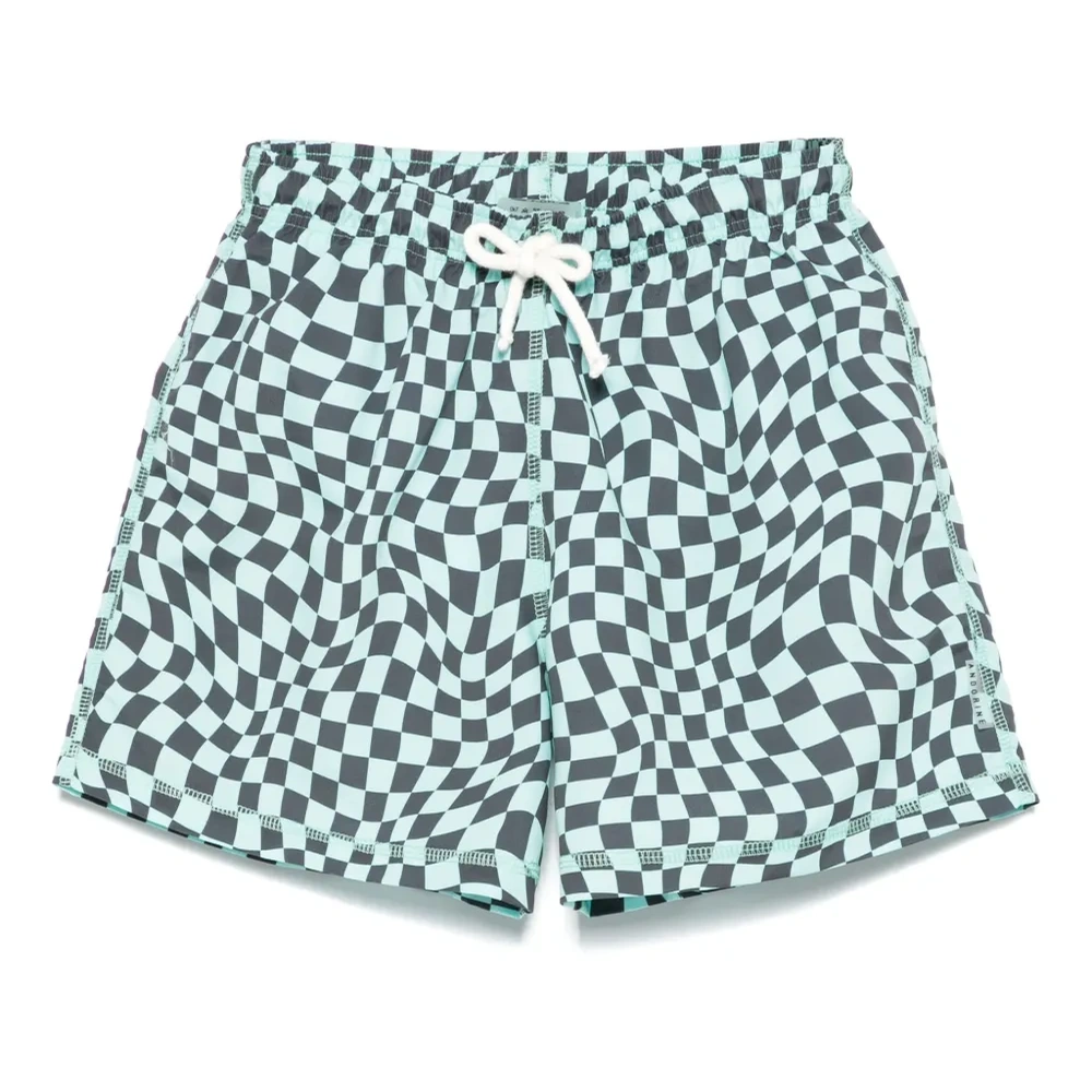 Плавки-шорты с принтом