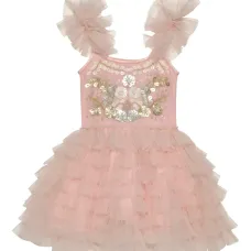 Платье с оборками