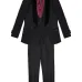 Костюм-тройка с бархатной отделкой Костюм-тройка с бархатной отделкой