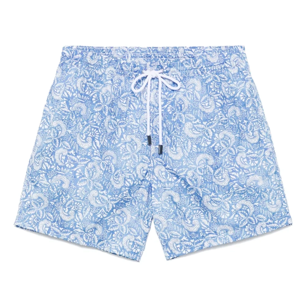 Плавки-шорты с принтом