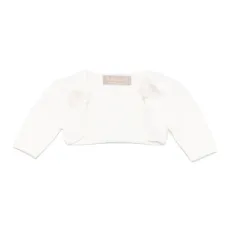 Кардиган с цветочной аппликацией