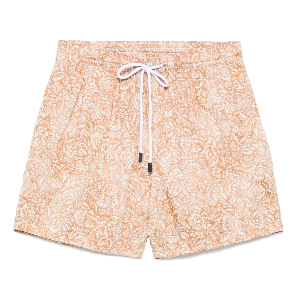 Плавки-шорты с принтом