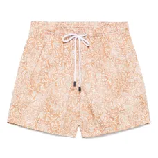 Плавки-шорты с принтом