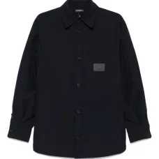 Рубашка-куртка с нашивкой-логотипом