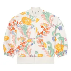 Бомбер с цветочным узором