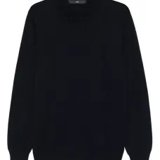 Свитер с круглым вырезом