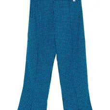 Спортивные брюки в гусиную лапку