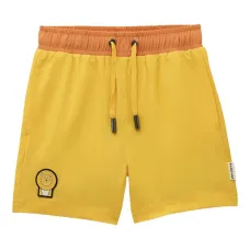 Плавки-шорты с нашивкой-логотипом