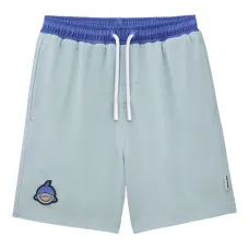 Плавки-шорты с нашивкой-логотипом