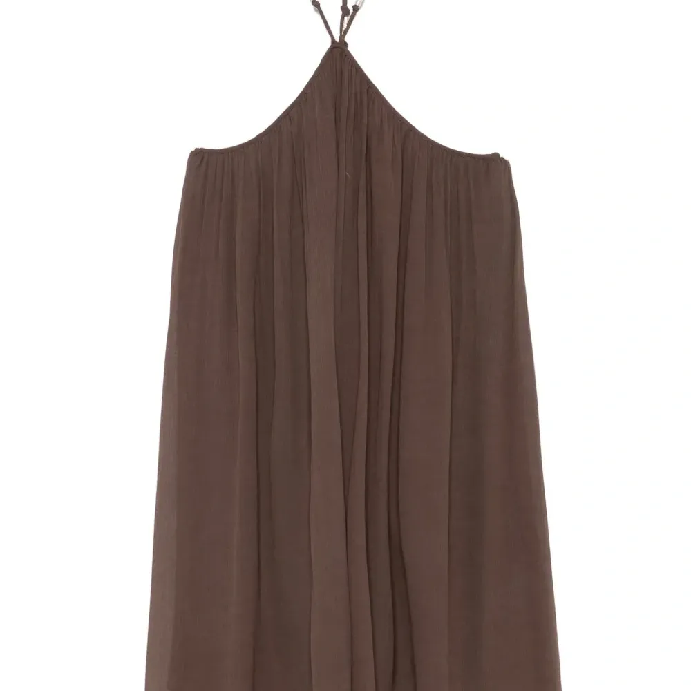 Платье мини с вырезом халтер