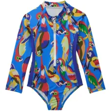 Топ для плавания с графичным принтом