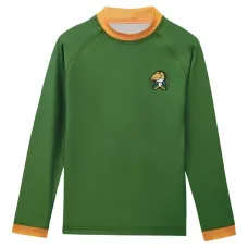 Топ для плавания с нашивкой-логотипом