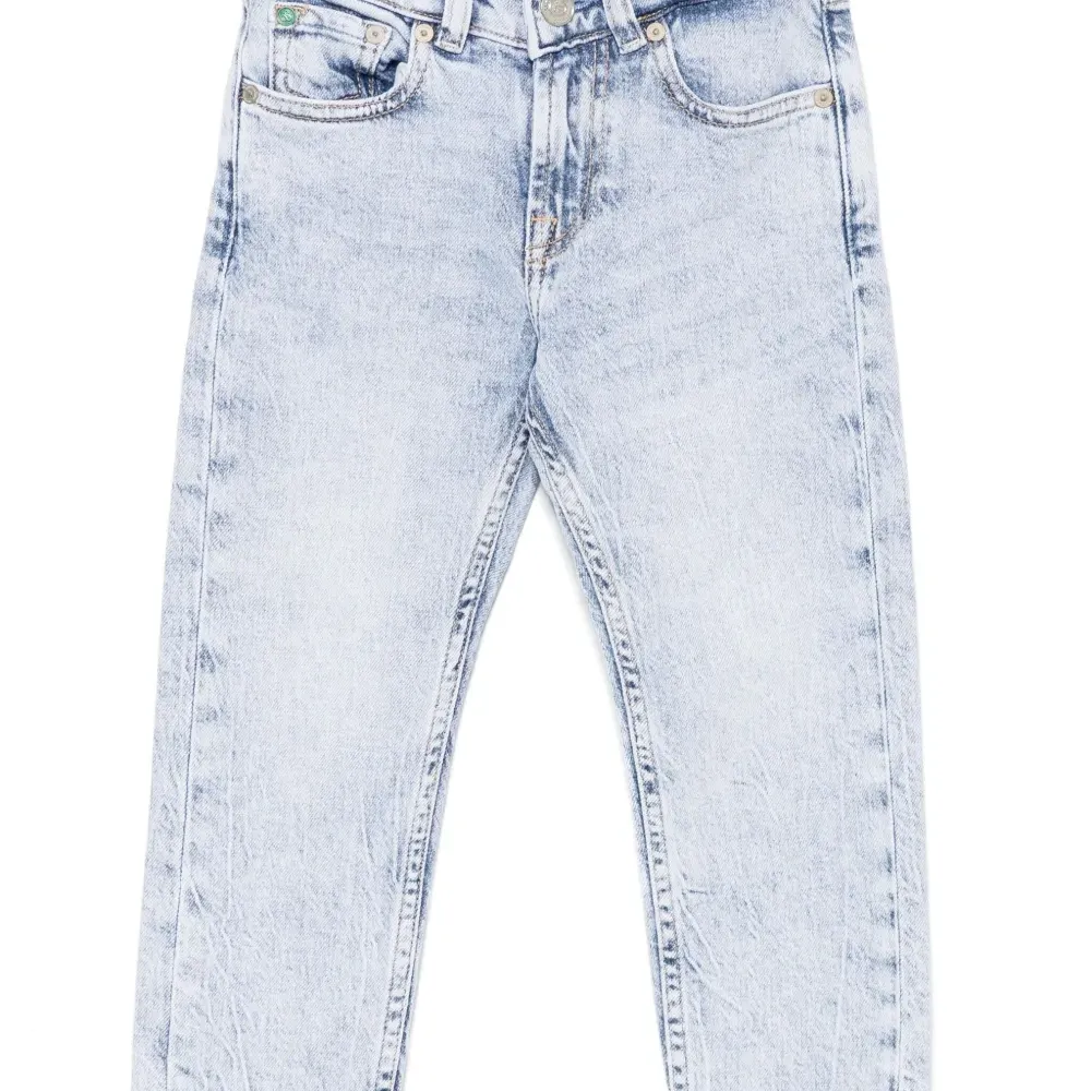 Джинсы с нашивкой-логотипом