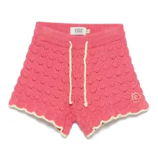трикотажные шорты с фестонами