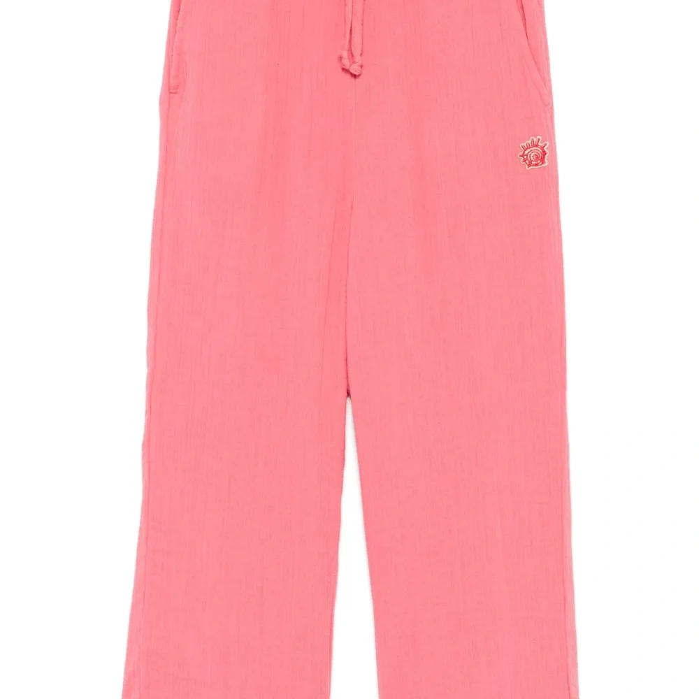 Брюки с жатым эффектом