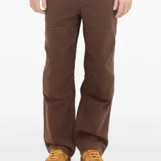 Хлопковые брюки с панелями на коленях Хлопковые брюки с панелями на коленях