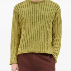 Вязаный свитер с круглым вырезом Вязаный свитер с круглым вырезом