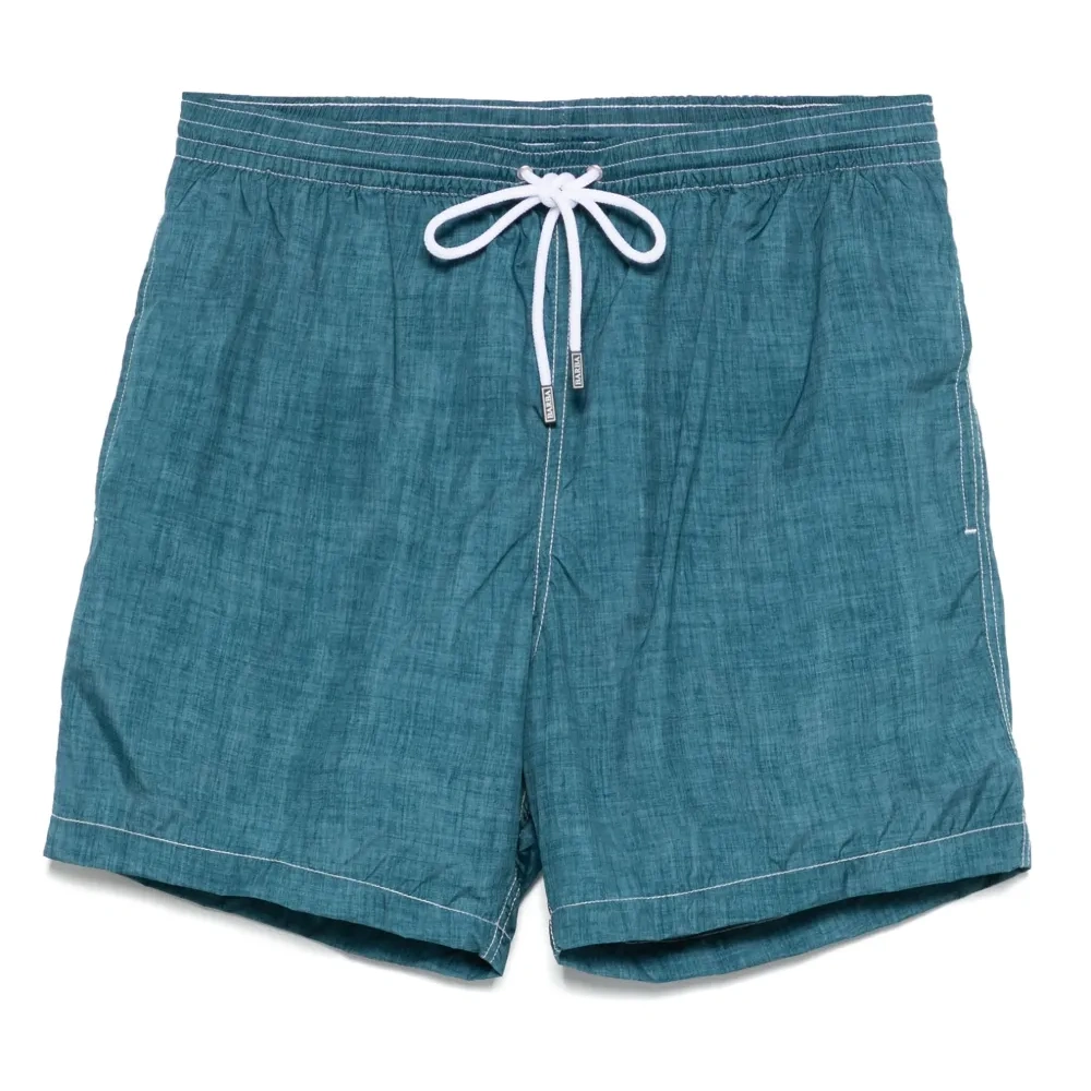 Плавки-шорты с нашивкой-логотипом